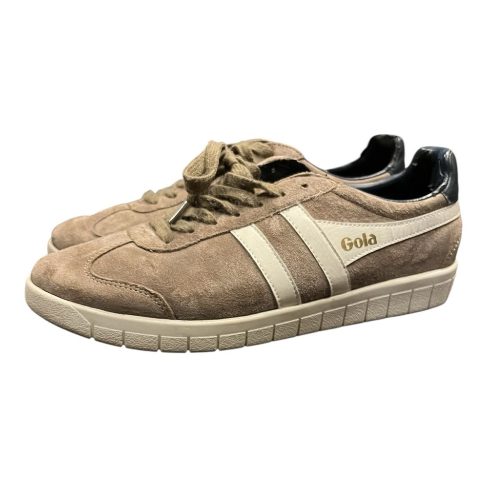 Gola Classics Hurricane Suede Sneakers Rhino Off White Navy‎ Men’s US 10